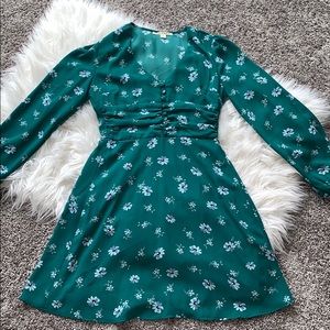 Long Sleeve Floral Dress